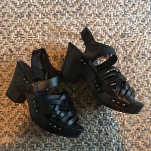 Kirk-Ease Black Sandals